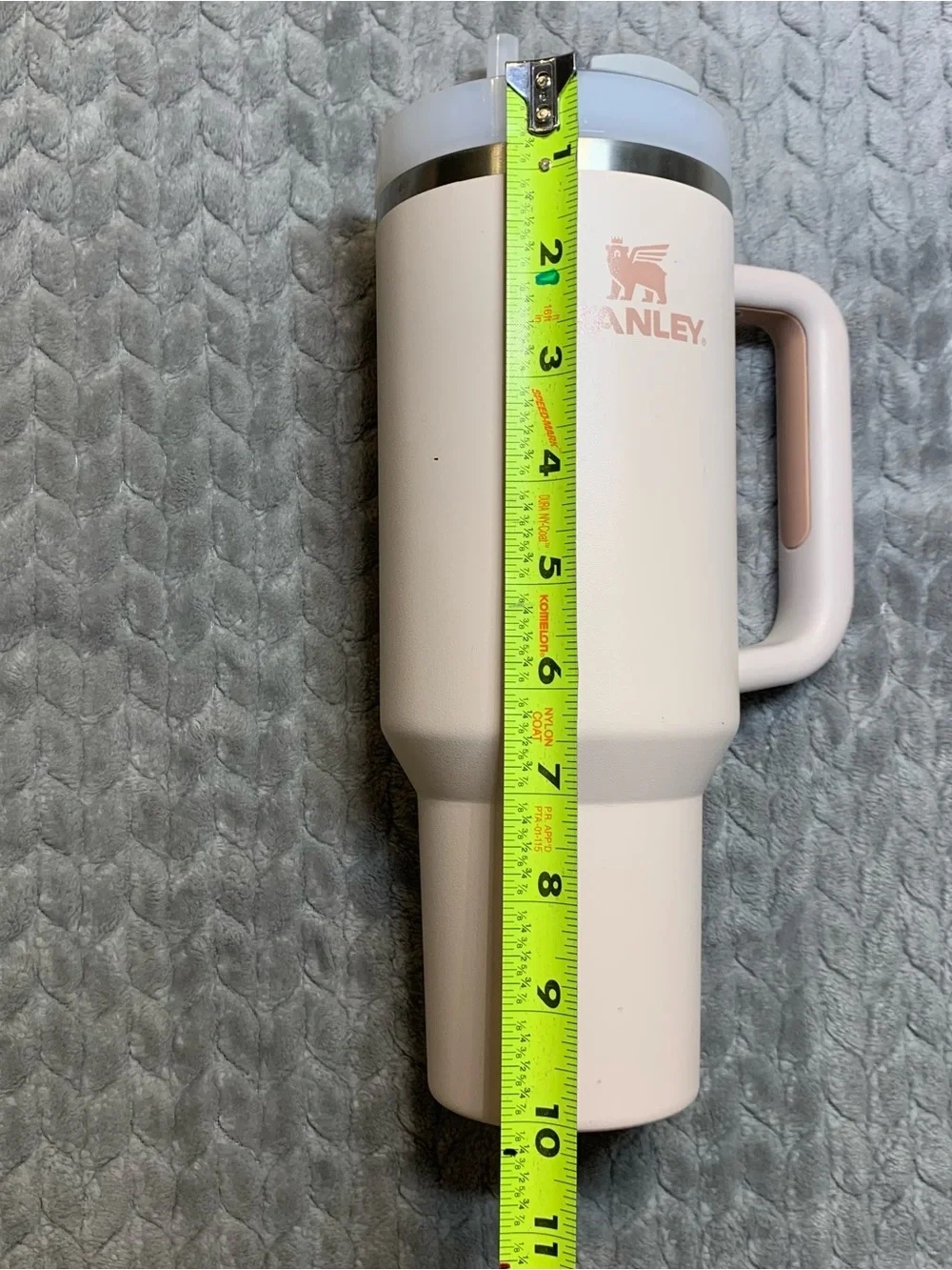 Stanley Pale Pink Travel Tumbler with Handle and Straw - Picture 7 of 7